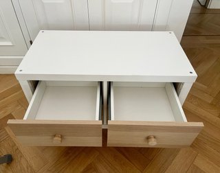 Mueble Kallax Ikea con 4 cajones