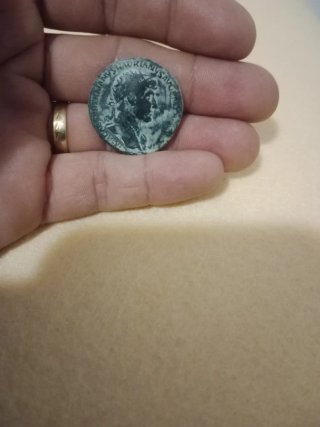 Dupondio de Adriano moneda romana