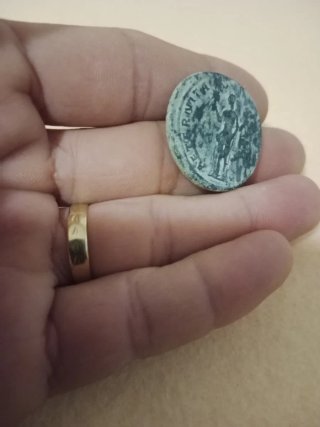 Dupondio de Adriano moneda romana