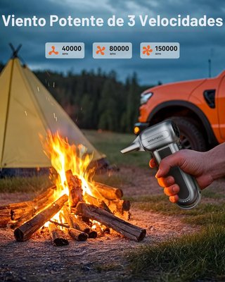 WOLFBOX MF100 plumero eléctrico potente