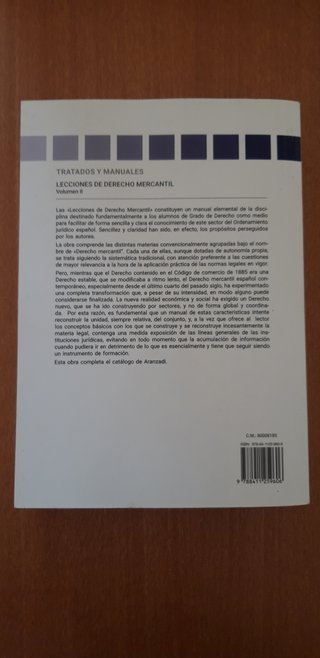 Lecciones de Derecho Mercantil Volumen II