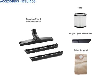 Nilfisk aspiradora agua polvo bricolaje