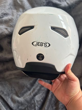 Casco Moto / Paintball Blanco JEB'S