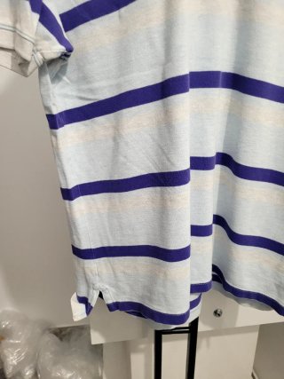 LA MARTINA Polo Rayas Azul/Blanco Talla L