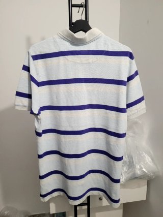 LA MARTINA Polo Rayas Azul/Blanco Talla L