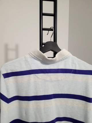 LA MARTINA Polo Rayas Azul/Blanco Talla L