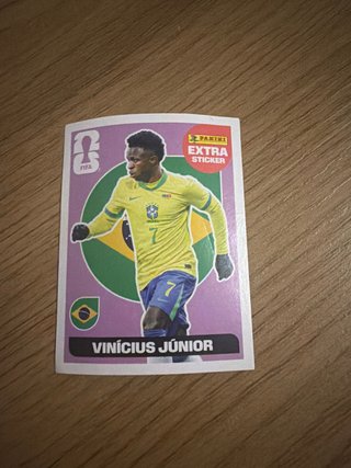 Cromo Panini Extra Vinícius Júnior