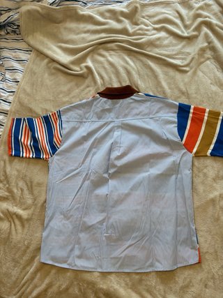 Polo Zara Rayas Talla M Oversize