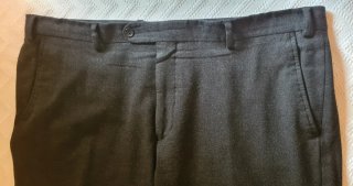 Pantalón de vestir hombre negro Jerem talla grande