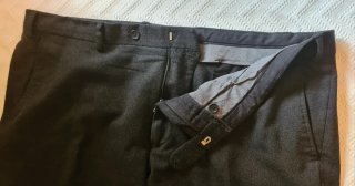 Pantalón de vestir hombre negro Jerem talla grande