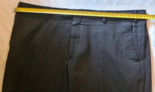 Pantalón de vestir hombre negro Jerem talla grande