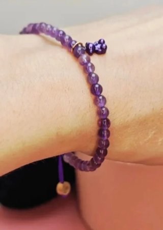 Pulsera amatista morada