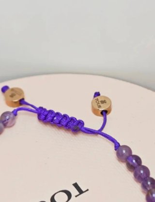 Pulsera amatista morada