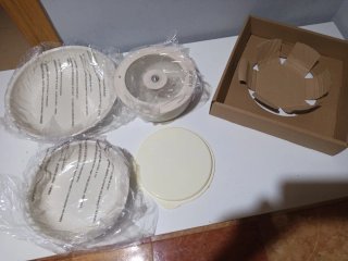Juego de sartenes beige