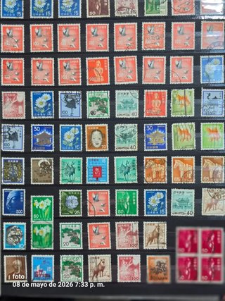 Colección de sellos japoneses