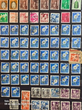 Colección de sellos japoneses