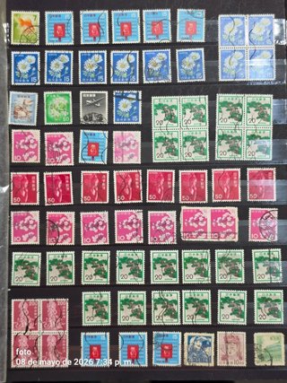 Colección de sellos japoneses