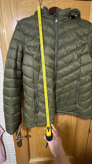 Chaqueta acolchada verde