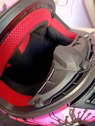 Casco de moto con diseño floral Talla XS