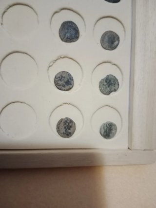Lotto di 8 monete romane antiche