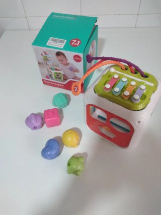 Caja de clasificación de formas para bebés 7 en 1