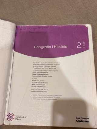 Geografia història 2 ESO Construint mons