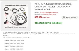 Módulo Healtech ARA Suzuki GSXR