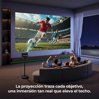 Proyector portátil 4K compatible Netflix WiFi