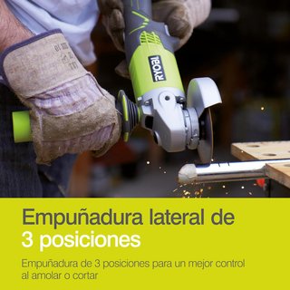 RYOBI amoladora angular sin cable 18V
