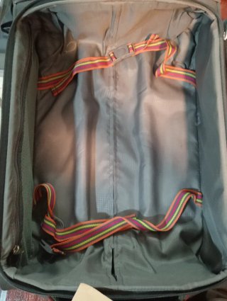 Maleta Samsonite Negra y Roja