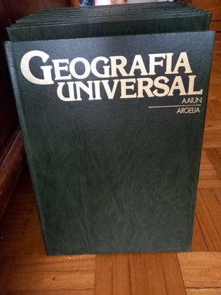 Enciclopedia Geografía Universal 12 tomos ed.Nauta