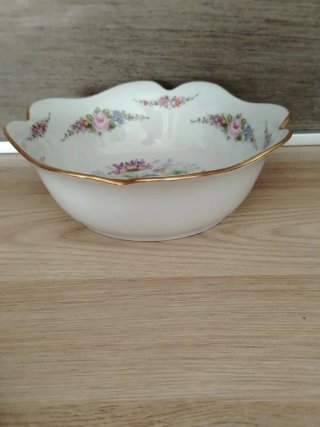 Ciotola Limoges Vintage Porcellana Fiori