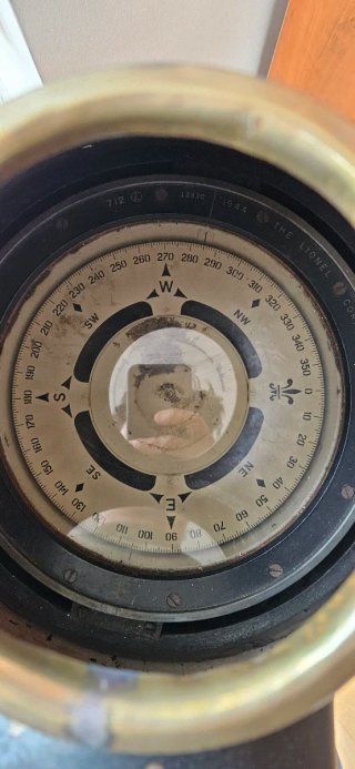 Bitácora náutica original 1944 The Lionel Corp. NY