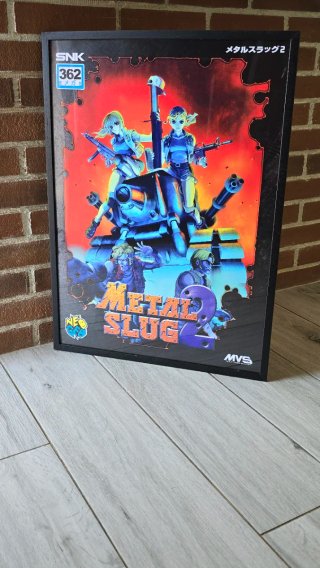 Metal Slug 2 SNK Poster Neo Geo PVC 70x50cm