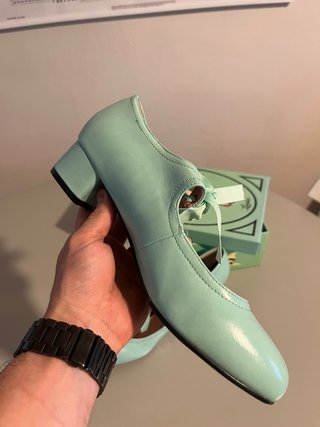 Zapatos Lulu Hun Turquesa Talla 41 Nuevos