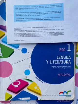 Lengua y literatura ESO 1