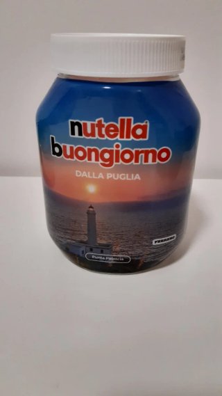 Barattolo vuoto Nutella Buongiorno Puglia
