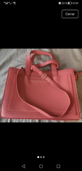 Bolso Parfois Rosa Naranja Grande