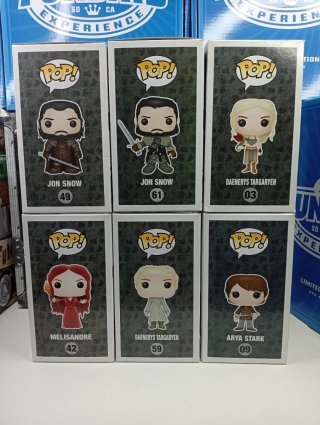 Lote 6 Funko Pop Juego de Tronos