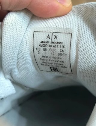 Scarpe Armani Exchange Uomo Bianche