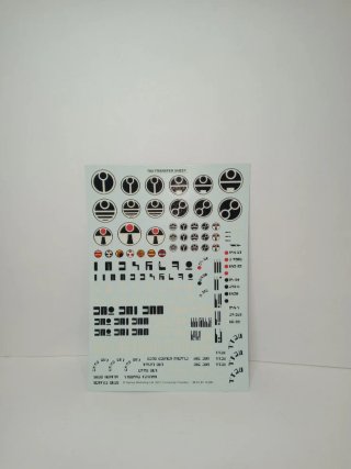 Warhammer Tau Transfer Sheet
