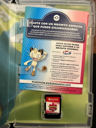 Pokémon Escudo Nintendo Switch  PAL España