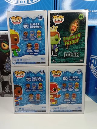 Lote 4 Funko Pop! DC Super Heroes