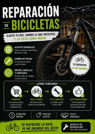 Reparación de bicicleta