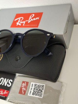GAFAS RB2180 AZUL Brillo Nueva ORIGINAL