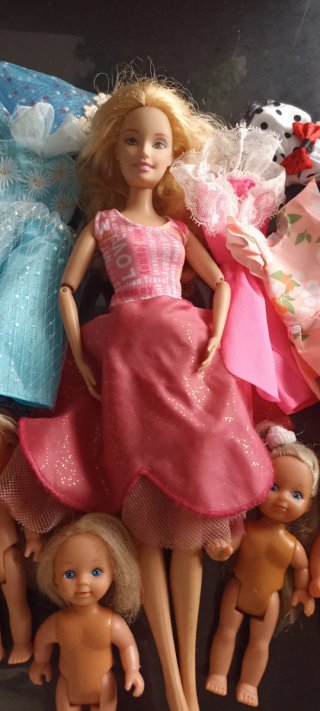 Set di bambole e vestiti Barbie