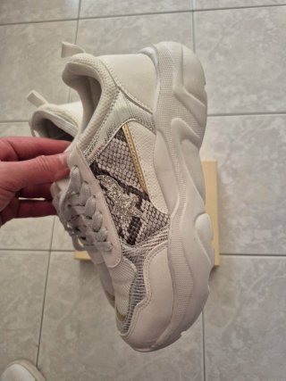 Scarpe Twinset bianche e argento