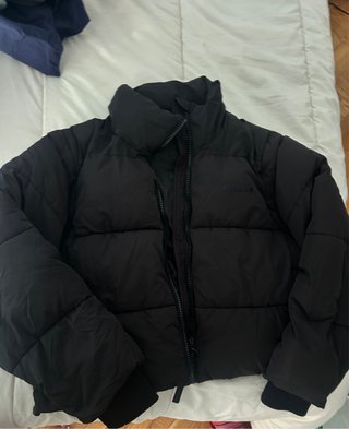 Chaqueta acolchada negra