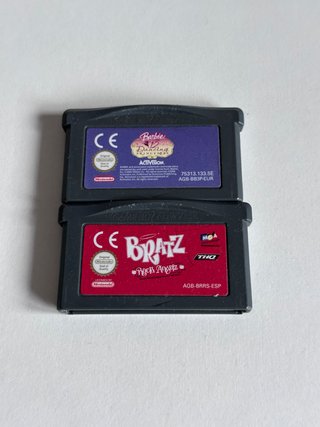 Barbie Dancing Princesses & Bratz Rock Angelz GBA