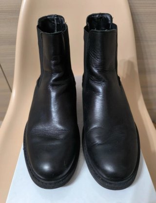 Stivaletti uomo in pelle nera